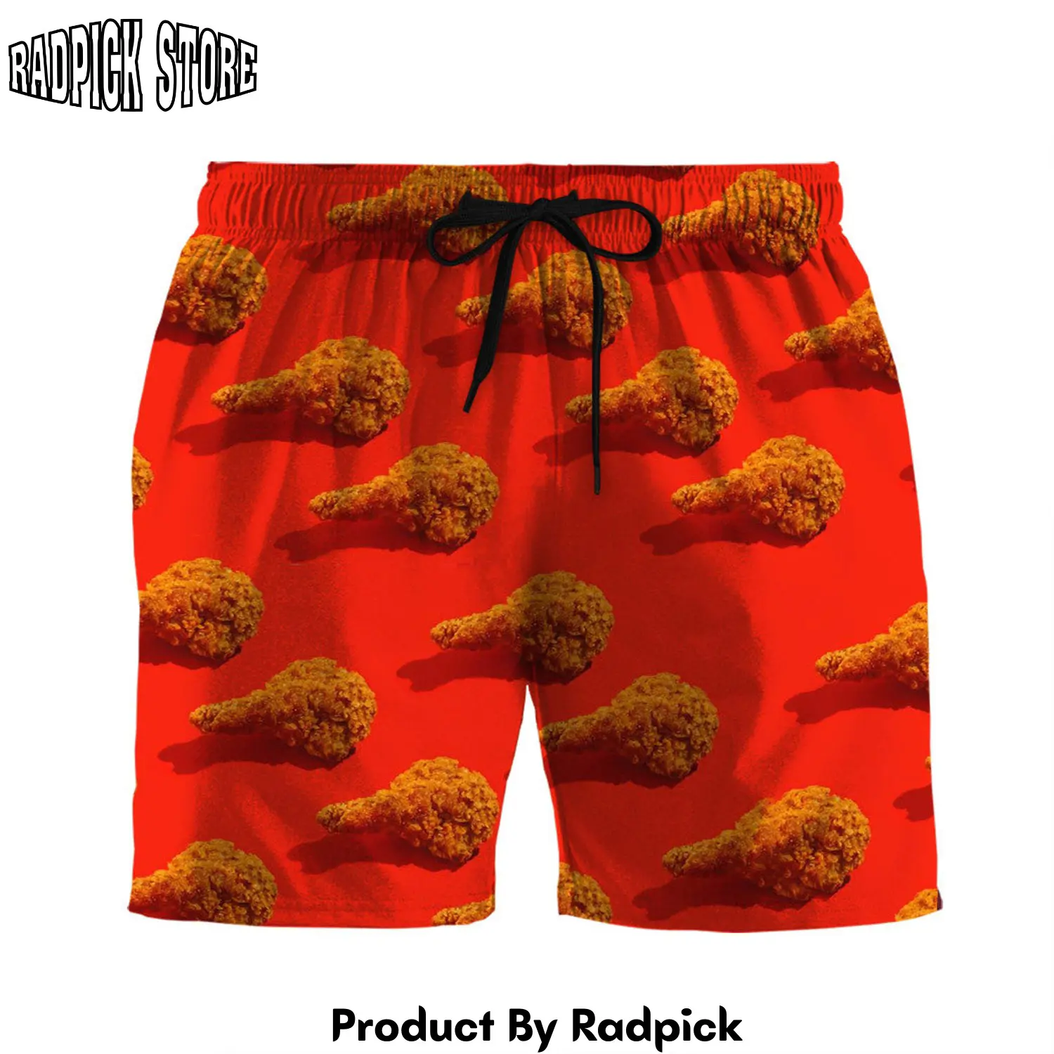 Radpick 3d fried chicken shorts rp631507